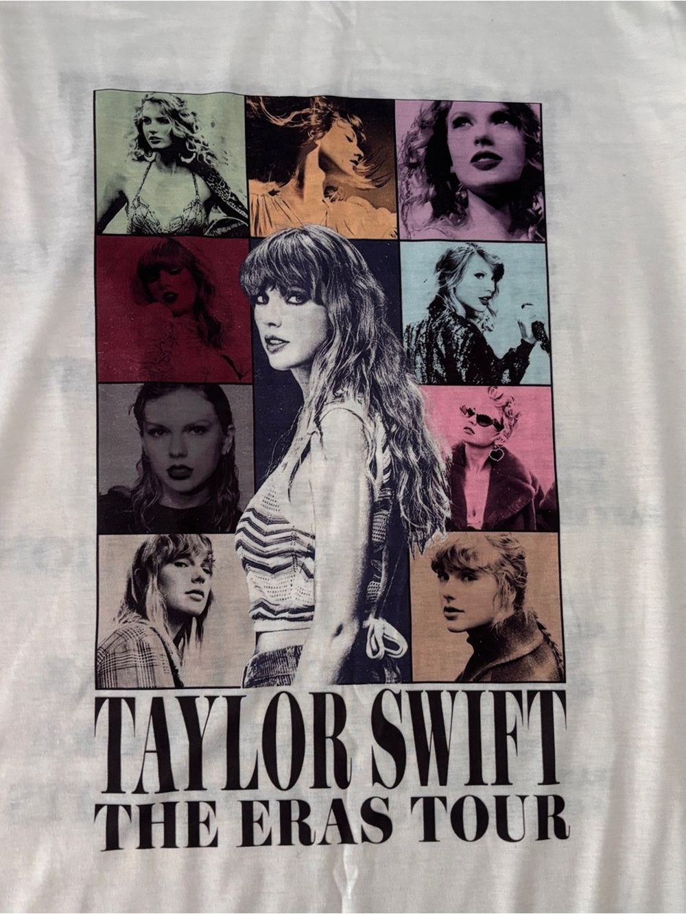 Taylor Swift Eras Tour Classic White Tee - Clean Minimal Style ~ Sz XL NWOT